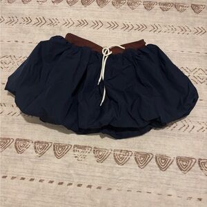 NWT navy bubble skirt size small